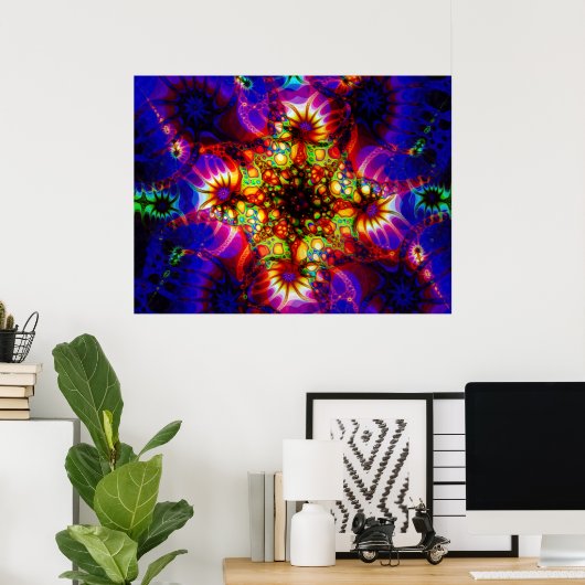 Fired Synapse of the Holographic Mind Poster (Heimbüro)