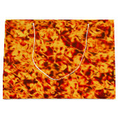 Fired Up – Lodernde Flamme Große Geschenktüte (Vorderseite)