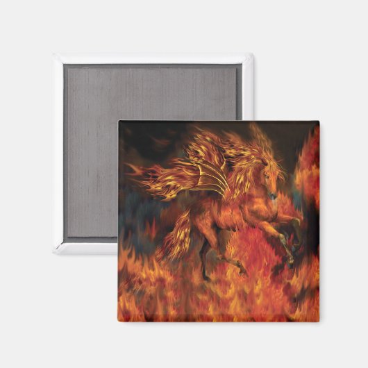 FireDancer Art Magnet (Vorderseite/Rückseite)