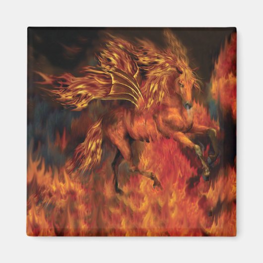 FireDancer Art Magnet (Vorne)