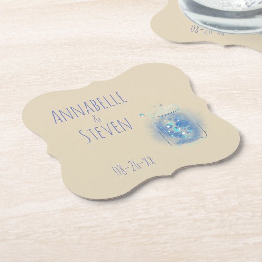 Firefants in Jar Personalisiert Classic Untersetzer (angewinkelt)