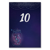 Firefants in Jars Tischnummer (Rückseite)