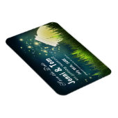 Firefets + Mason Jar Rustic Night Date Magnet (Rechte Seite)