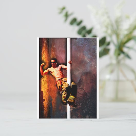 FIREFIGHER POSTKARTE (Stehend Vorderseite)