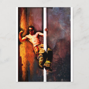 FIREFIGHER POSTKARTE