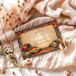 Firefighter Academy Graduation Celebration RSVP Karte