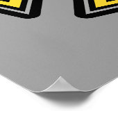 Firefighter ADD NAME Fire Department Rescue Team Poster (Ecke)