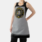 Firefighter ADD NAME Fire Department Rescue Team Schürze (InSitu)