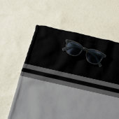 Firefighter ADD NAME Fire Department Rescue Team Strandtuch (Beispiel)