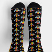 Firefighter bee socken (Oben)