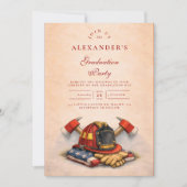 Firefighter Career Milestone Einladung (Vorderseite)