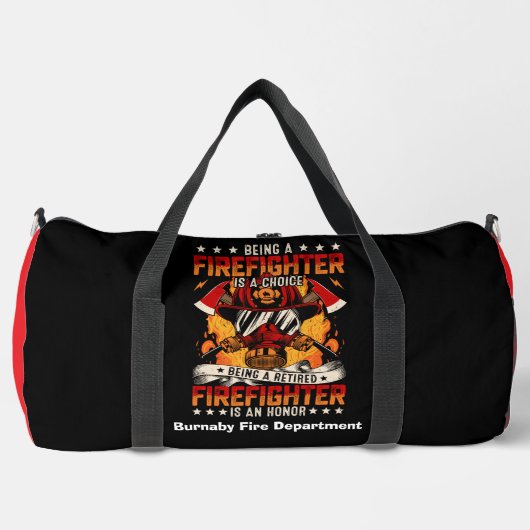 Firefighter Choice Retired Firefighter Honor Duffle Bag (Vorderseite)