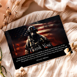 Firefighter Class of 2026 Graduation Dankeskarte