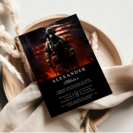 Firefighter Class of 2026 Graduation Einladung