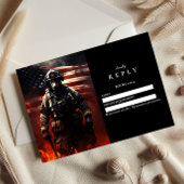 Firefighter Class of 2026 Graduation RSVP Karte