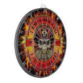 Firefighter Dartboard Dartscheibe (Vorderseite Links)
