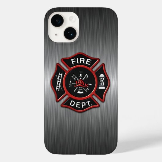 Firefighter Deluxe Case-Mate iPhone Hülle (Rückseite)