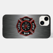 Firefighter Deluxe Case-Mate iPhone Hülle (Rückseite (Horizontal))