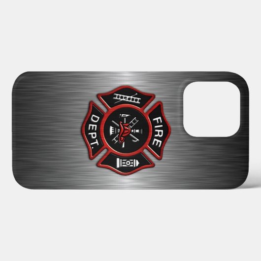 Firefighter Deluxe Case-Mate iPhone Hülle (Rückseite (Horizontal))