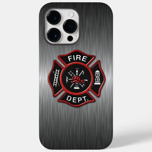 Firefighter Deluxe Case-Mate iPhone Hülle (Rückseite)
