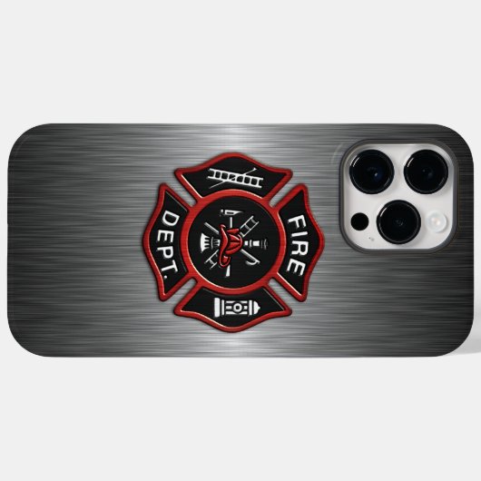 Firefighter Deluxe Case-Mate iPhone Hülle (Rückseite (Horizontal))