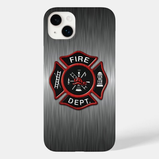 Firefighter Deluxe Case-Mate iPhone Hülle (Rückseite)