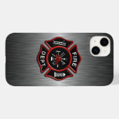 Firefighter Deluxe Case-Mate iPhone Hülle (Rückseite (Horizontal))