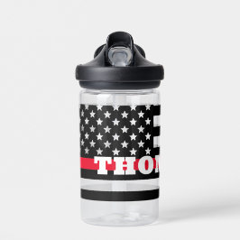 Firefighter Dünne Red Line Wasserflasche Trinkflasche