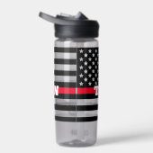 Firefighter Dünne Red Line Wasserflasche Trinkflasche (Rechts)