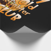 Firefighter | Ehrenmitglied Grumpy Feuerwehrmann Geschenkpapier (Ecke)
