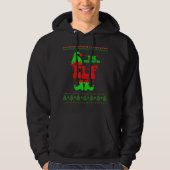 Firefighter Elf Familie Match Ugly Sweater Chris Hoodie (Vorderseite)