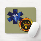 Firefighter/EMT Mousepad (Mit Mouse)