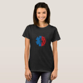 Firefighter Emt US-Flagge Emt Firefighter Ems 1 T-Shirt (Vorne ganz)