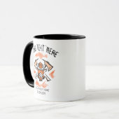 Firefighter. Feuerwehr Geschenkidee. Vorlage Tasse (Vorderseite Links)