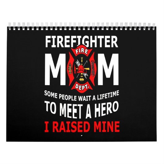 Firefighter | Feuerwehren Mama Einige Leute Kalender (Titelbild)
