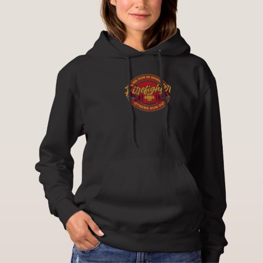 Firefighter Fire Rescue Fireman  3 Hoodie (Vorderseite)