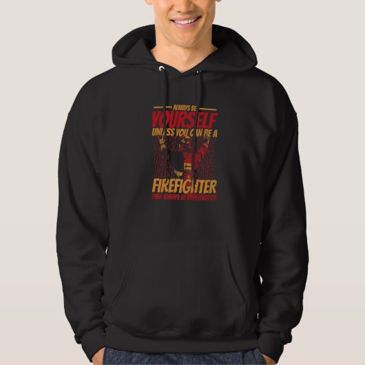 Firefighter Fire Rescue Fireman  6 Hoodie (Vorderseite)
