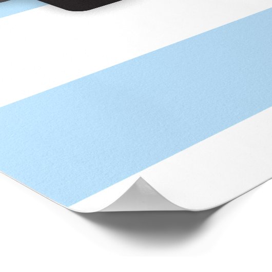 Firefighter Fire Truck Brown Poster (Ecke)