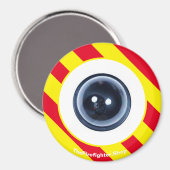 Firefighter Fun SpyCam Roter/Gelber Magnet (Vorderseite/Rückseite)