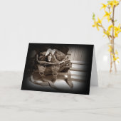 FIREFIGHTER GEAR BLANK CARD KARTE (Gelbe Blume)