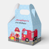 Firefighter-Gefälligkeitsbox (Boys Birthday Firema Geschenkschachtel (Vorderseite)