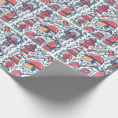 Firefighter Geschenkpapier (Ecke)