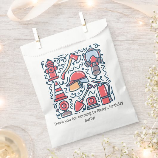 Firefighter Geschenktütchen (Ausgeschnitten)