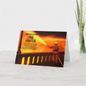 Firefighter Graduate Karte (Vorderseite)