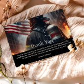 Firefighter Graduation Ceremony Dankeskarte