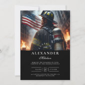 Firefighter Graduation Ceremony Einladung (Vorderseite)