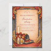 Firefighter Graduation Party Einladung (Vorderseite)