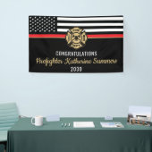  Firefighter Graduation Party Fire Department Banner (Messeveranstaltung)