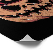 Firefighter Halloween Costume Thin Red Line Poster (Ecke)