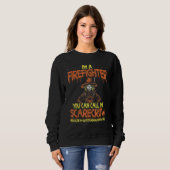 Firefighter Halloween Fireman Halloween Party Fire Sweatshirt (Vorne ganz)